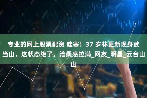 专业的网上股票配资 哇塞！37 岁林更新现身武当山，这状态绝了，沧桑感拉满_网友_明星_云台山